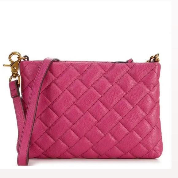 ANTONIO MELANI Handbags - NWT Antonio Melani Casey Pink Quilted Crossbody Bag